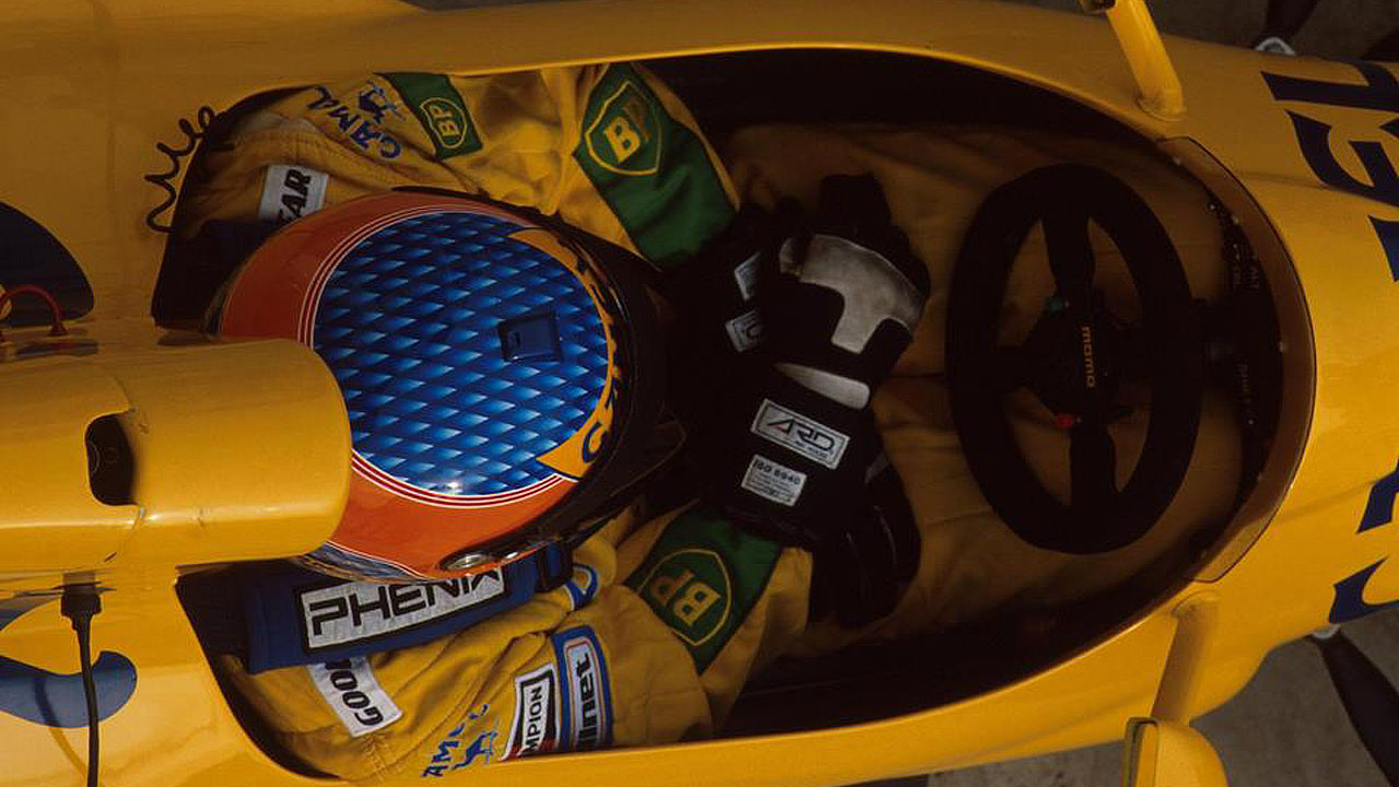 Lotus cockpit Martin Donnelly