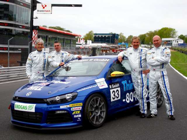 McCarthy, Bailey, Donnelly, Hill - VW Scirocco 2020 at Brands Hatch